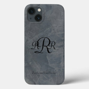 Persoonlijk Gegraveerde Leisteen Grijs Pleisterpat Case-Mate iPhone Case