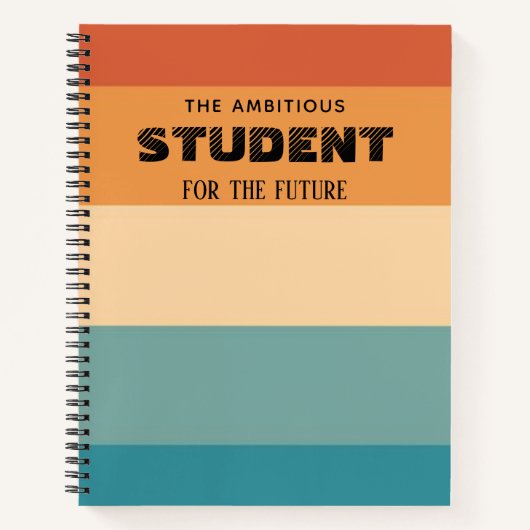 Persoonlijk gekleurd notitieboek (Voorkant)