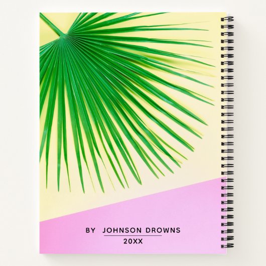 Persoonlijk gekleurd notitieboek (Achterkant)