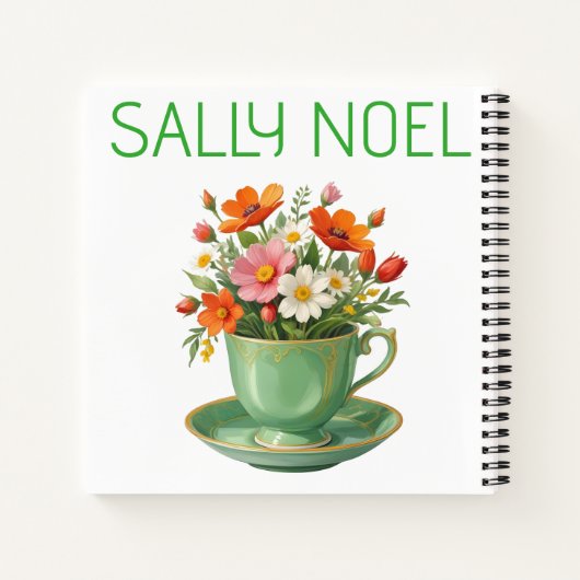 Persoonlijk gekleurd notitieboek (Achterkant)