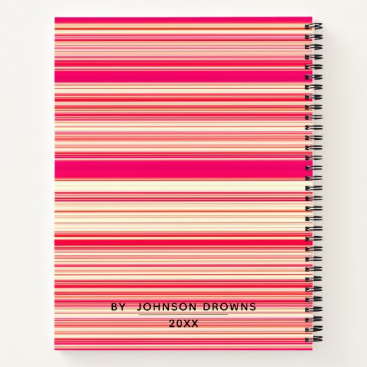 Persoonlijk gekleurd notitieboek (Achterkant)