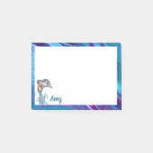 Persoonlijk gekleurde potlood Dolfijn Springend Post-it® Notes (Voorkant)