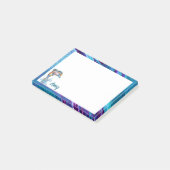 Persoonlijk gekleurde potlood Dolfijn Springend Post-it® Notes (Schuin)