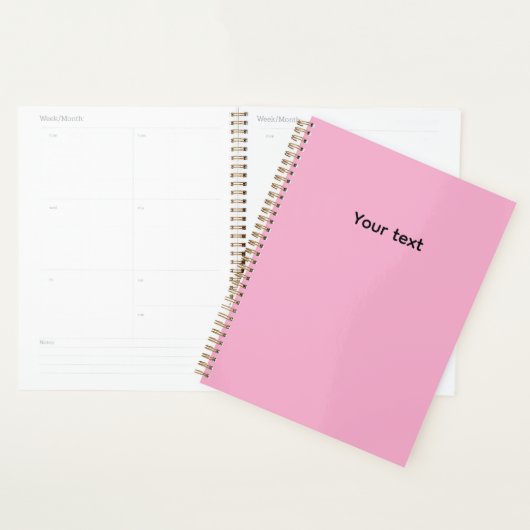 Persoonlijk Gekleurde Roze Planner (Display)
