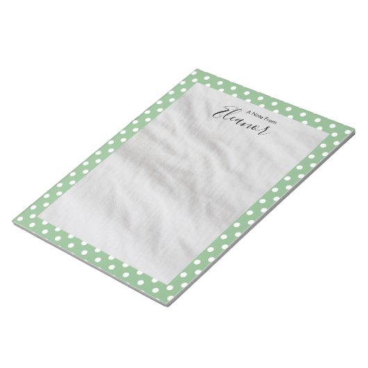 Persoonlijk gelinkt notitieblok (Schuin)