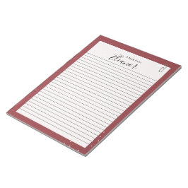 Persoonlijk gelinkt notitieblok