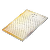 Persoonlijk gelinkt notitieblok (Schuin)