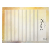 Persoonlijk gelinkt notitieblok (Voorkant)