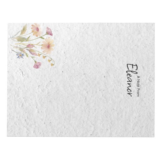 Persoonlijk gelinkt notitieblok (Voorkant)