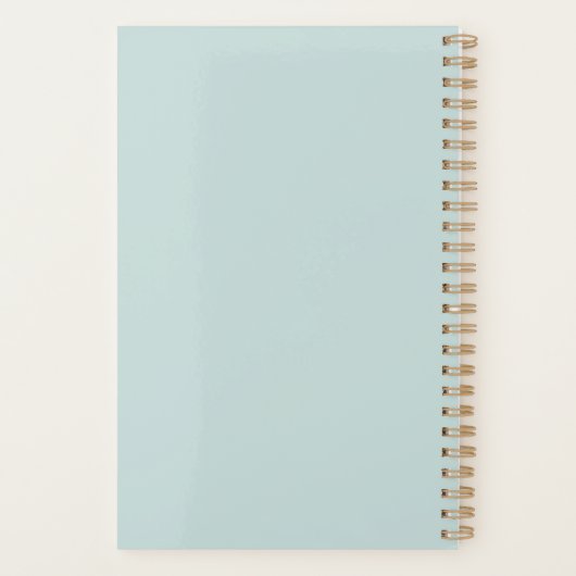 Persoonlijk geloof dat de bergen Christelijk bewee Planner (Achterkant)