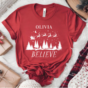 Persoonlijk Geloof Kerstman slee Kerstmatch T-shirt