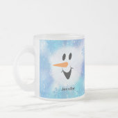 Persoonlijk geluid Snowman Matglas Koffiemok (Links)