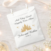Persoonlijk gelukkig altijd na bruiloft bedankzakje (Geknipt)