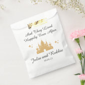 Persoonlijk gelukkig altijd na bruiloft bedankzakje (Gezegeld)
