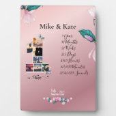 Persoonlijk gelukkig Jubileum met de collage van d Fotoplaat (voorkant)