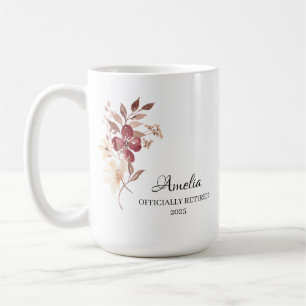 Persoonlijk geluks cadeau voor je pensioen koffiemok