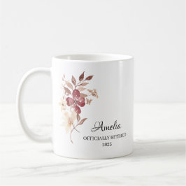 Persoonlijk geluks cadeau voor je pensioen koffiemok