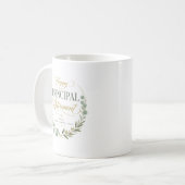 Persoonlijk geluksmededeling cadeau voor directeur koffiemok (Voorkant links)