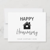 Persoonlijk gelukwensende Housiversary-onroerend g Kaart (Voorkant)