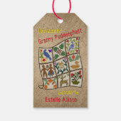 Persoonlijk gemaakt door quilters label cadeaulabel (Achterkant)