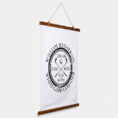 Persoonlijk Gemaakt Klassiek Golf Hole-in-One Hangend Wandkleed (Gebogen)