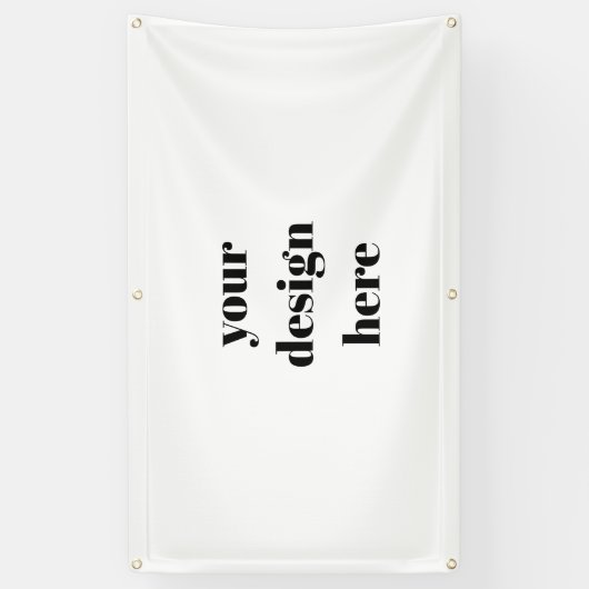 Persoonlijk Gemaakt Spandoek (Verticaal)