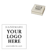 Persoonlijk gemaakt website zakelijk logo rubberstempel (Gestempeld)