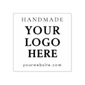 Persoonlijk gemaakt website zakelijk logo rubberstempel (Afrduk)