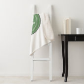 Persoonlijk gemoderniseerd, minimalistisch en eleg sherpa deken (In situ)