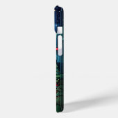 Persoonlijk gemonogrammeerd glas-in-lood Winterlan Case-Mate iPhone Case (Achterkant / Links)