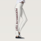 Persoonlijk geneutraliseerd dieprood spatburst leggings (Rechts)
