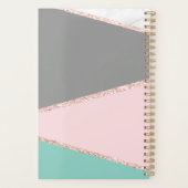 Persoonlijk geometrisch kleurblok planner (Achterkant)
