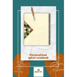 Persoonlijk geometrisch notitieboek – Aardtinten