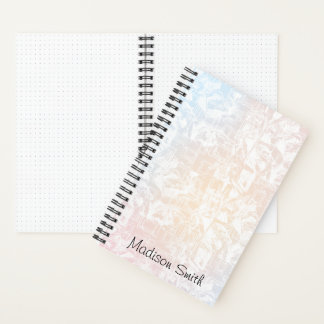 Persoonlijk geometrisch patroon notitieboek
