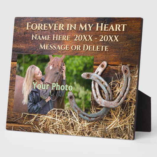 Persoonlijk gepersonaliseerd, gedenkteken voor paa fotoplaat (Zijkant)