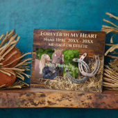 Persoonlijk gepersonaliseerd, gedenkteken voor paa fotoplaat (Zijkant)