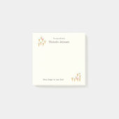 , persoonlijk gepersonaliseerd ijzerklemtoon post-it® notes (Voorkant)