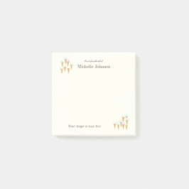 , persoonlijk gepersonaliseerd ijzerklemtoon post-it® notes