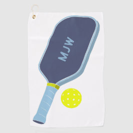 Persoonlijk gepersonaliseerd Pickleball Paddle Spo Golfhanddoek