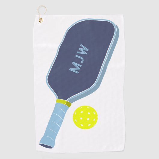 Persoonlijk gepersonaliseerd Pickleball Paddle Spo Golfhanddoek (Voorkant)