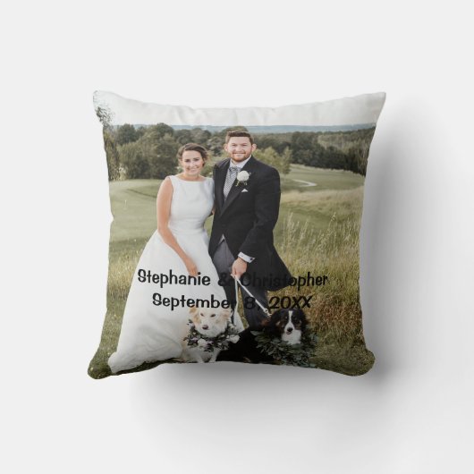 Persoonlijk Gepersonaliseerd Sierkussen van de Fot (Achterkant)