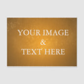 Persoonlijk Gepersonaliseerd u uw eigen fotoweefse Tissuepapier (Voorkant)