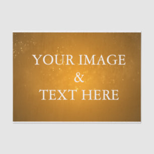 Persoonlijk Gepersonaliseerd u uw eigen fotoweefse Tissuepapier