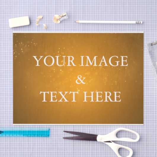 Persoonlijk Gepersonaliseerd u uw eigen fotoweefse Tissuepapier (Craft)