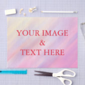 Persoonlijk Gepersonaliseerd u uw eigen fotoweefse Tissuepapier (Craft)