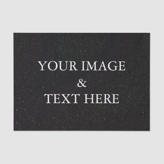 Persoonlijk Gepersonaliseerd u uw eigen fotoweefse Tissuepapier (Voorkant)