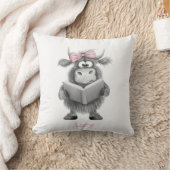 Persoonlijk gepersonaliseerde Highland Koe Leeskus Kussen (Deken)