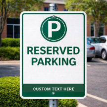 Persoonlijk gereserveerd parkeerterrein buiten met