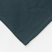 Persoonlijk geretroe monogram Streep Naam Jaren 70 Fleece Deken (Hoek)