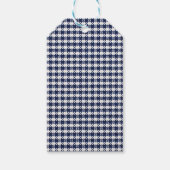 Persoonlijk geruit flanel, Kerstboom Cadeaulabel (Achterkant)